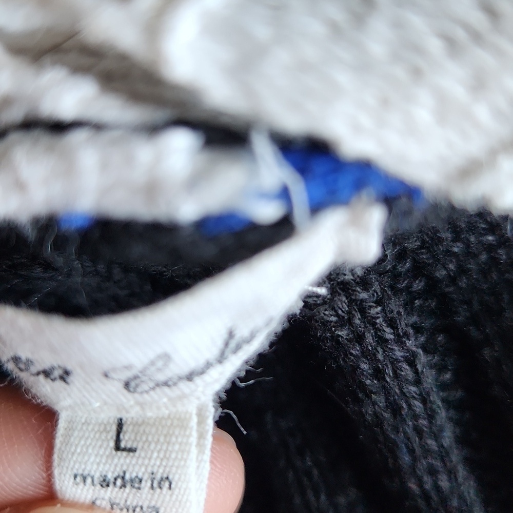 Ana Couture Open Front Colorblock Cardigan - Picture 13 of 14